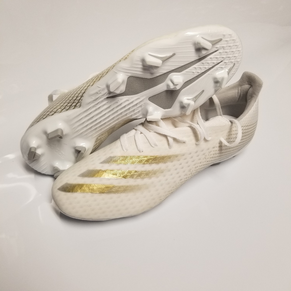 Adidas X Ghosted 3 FG White Soccer Cleats NWT